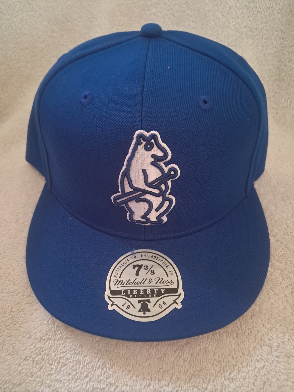 Chicago Cubs Mitchell & Ness MLB Cooperstown fitted hat 7 3/8